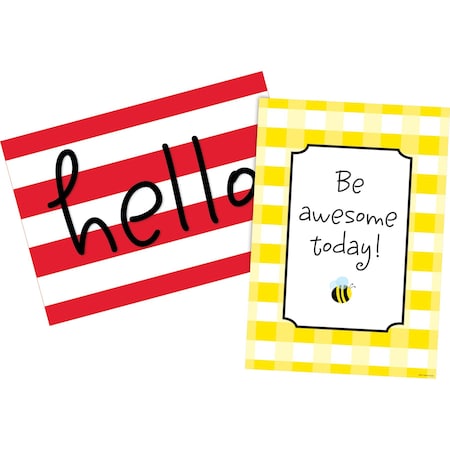 Barker Creek Hello! You're Awesome Poster Duet Set, 2/Set 1880